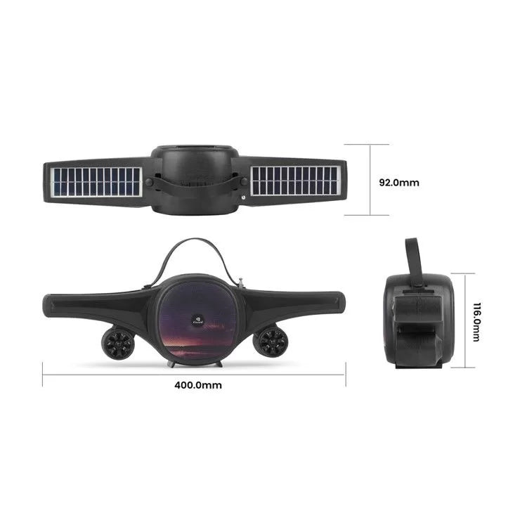 PARLANTE SOLAR Y RECARGABLE
