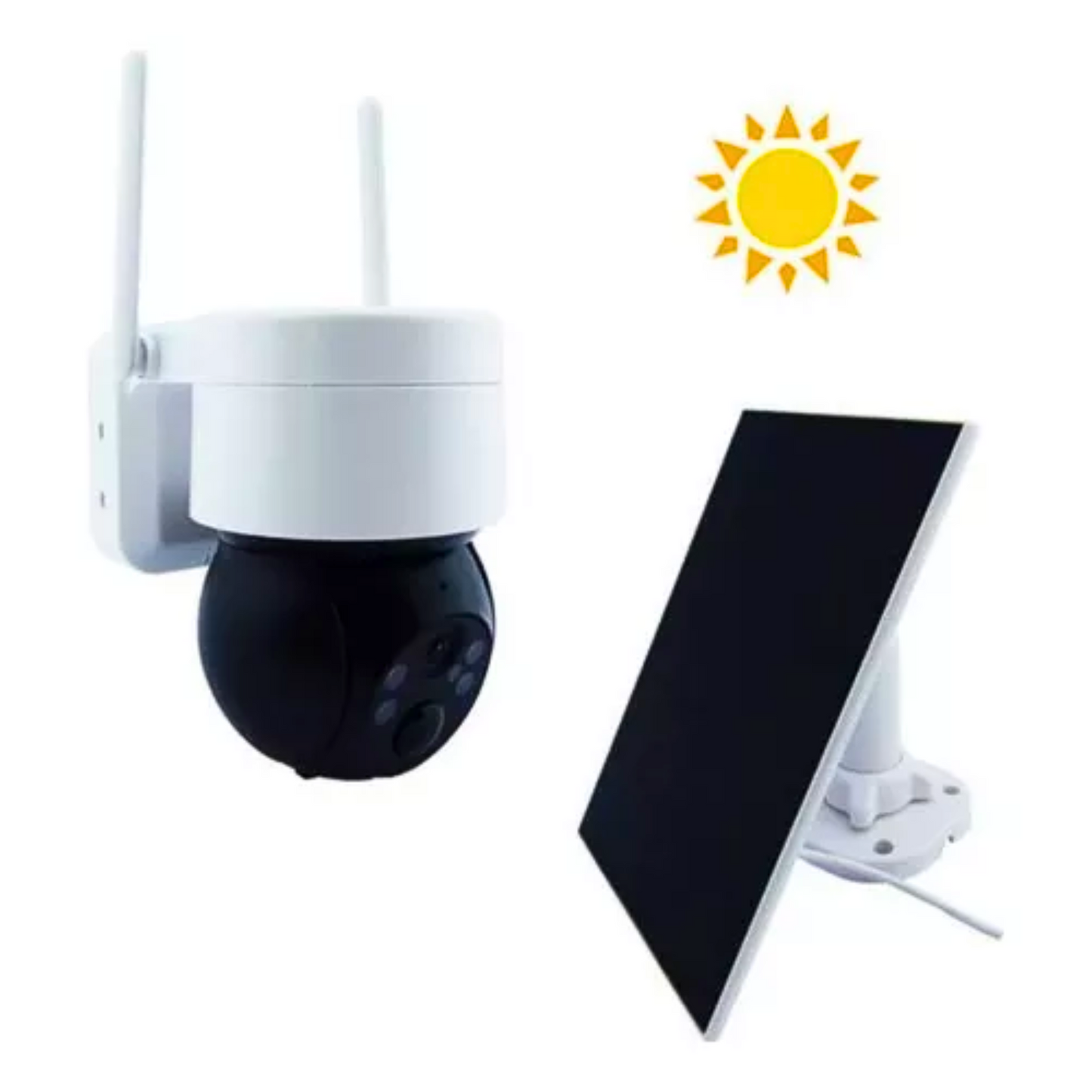 Camara Vigilancia Ip Solar Led Wifi