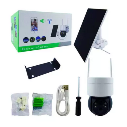 Camara Vigilancia Ip Solar Led Wifi