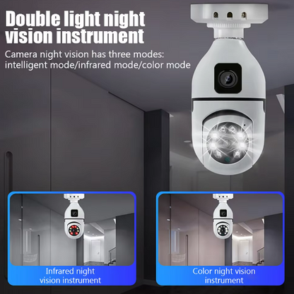 CAMARA IP DOBLE AMPOLLETA