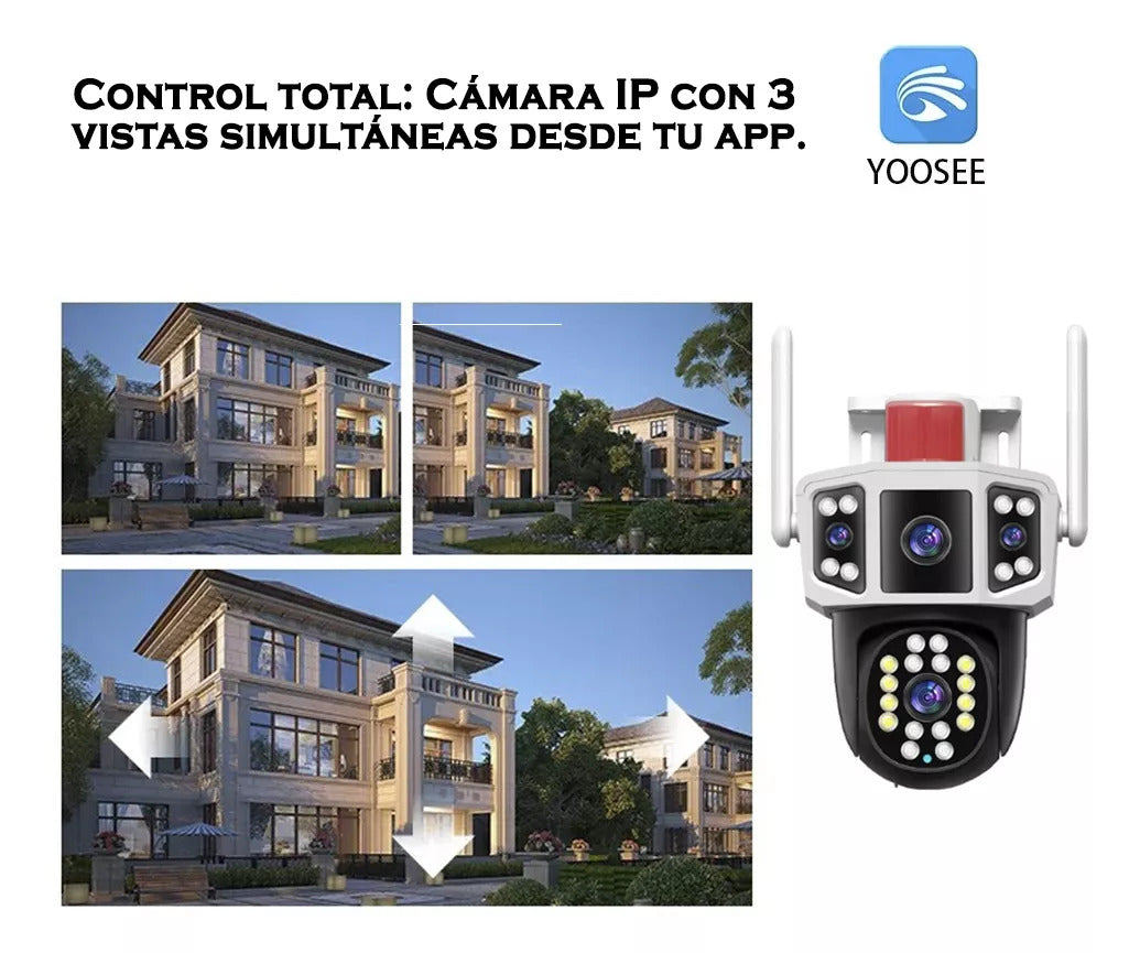 Camara De Seguridad Wifi Yoose Ip Baliza