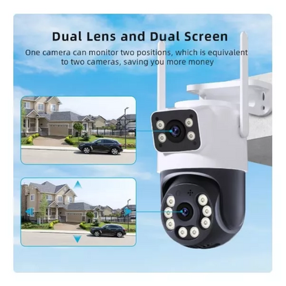 Camara doble lente IP wifi 220v 360