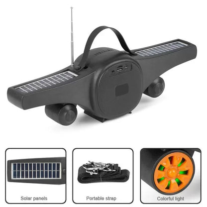 PARLANTE SOLAR Y RECARGABLE